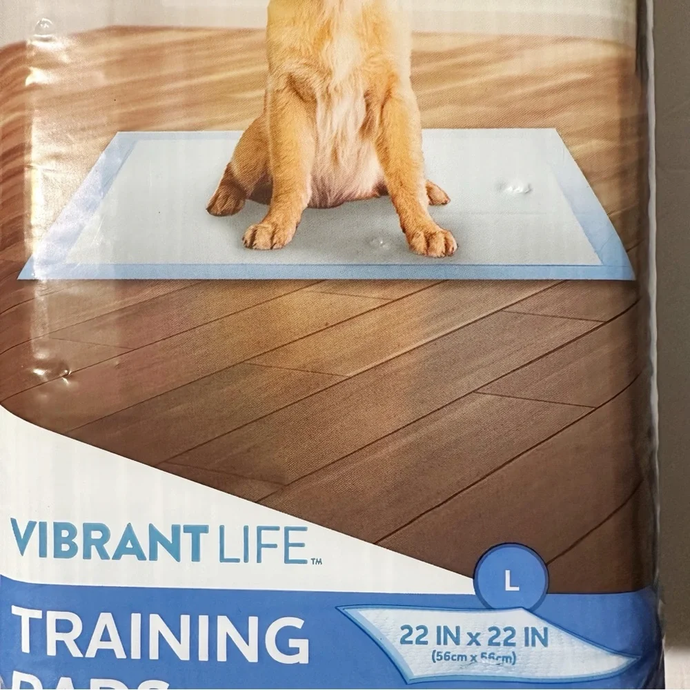 VIBRANT LIFE Training Pads 50 Count Size Large New